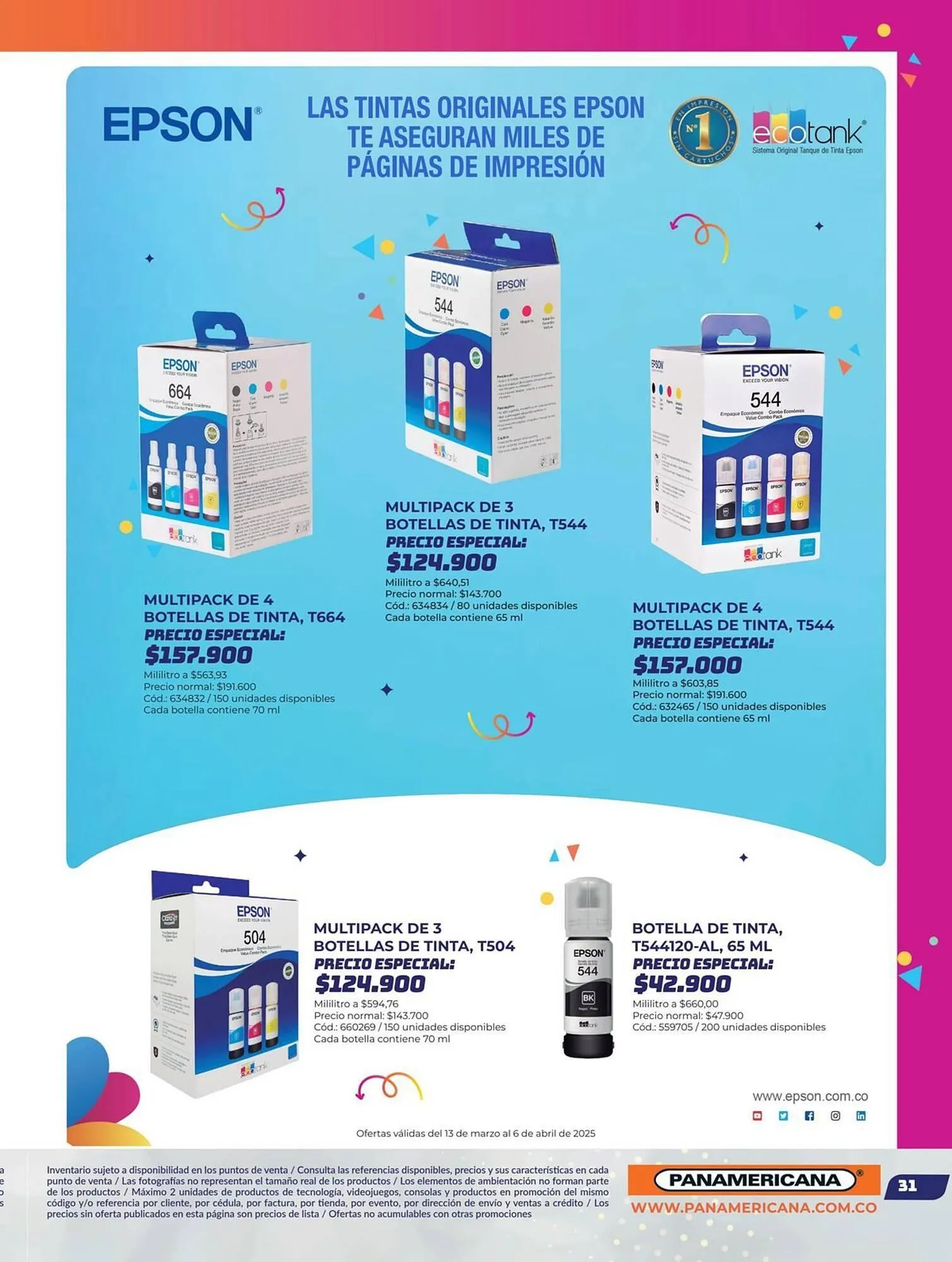 Catalogo de Catálogo Panamericana 20 de marzo al 5 de abril 2025 - Pag 31