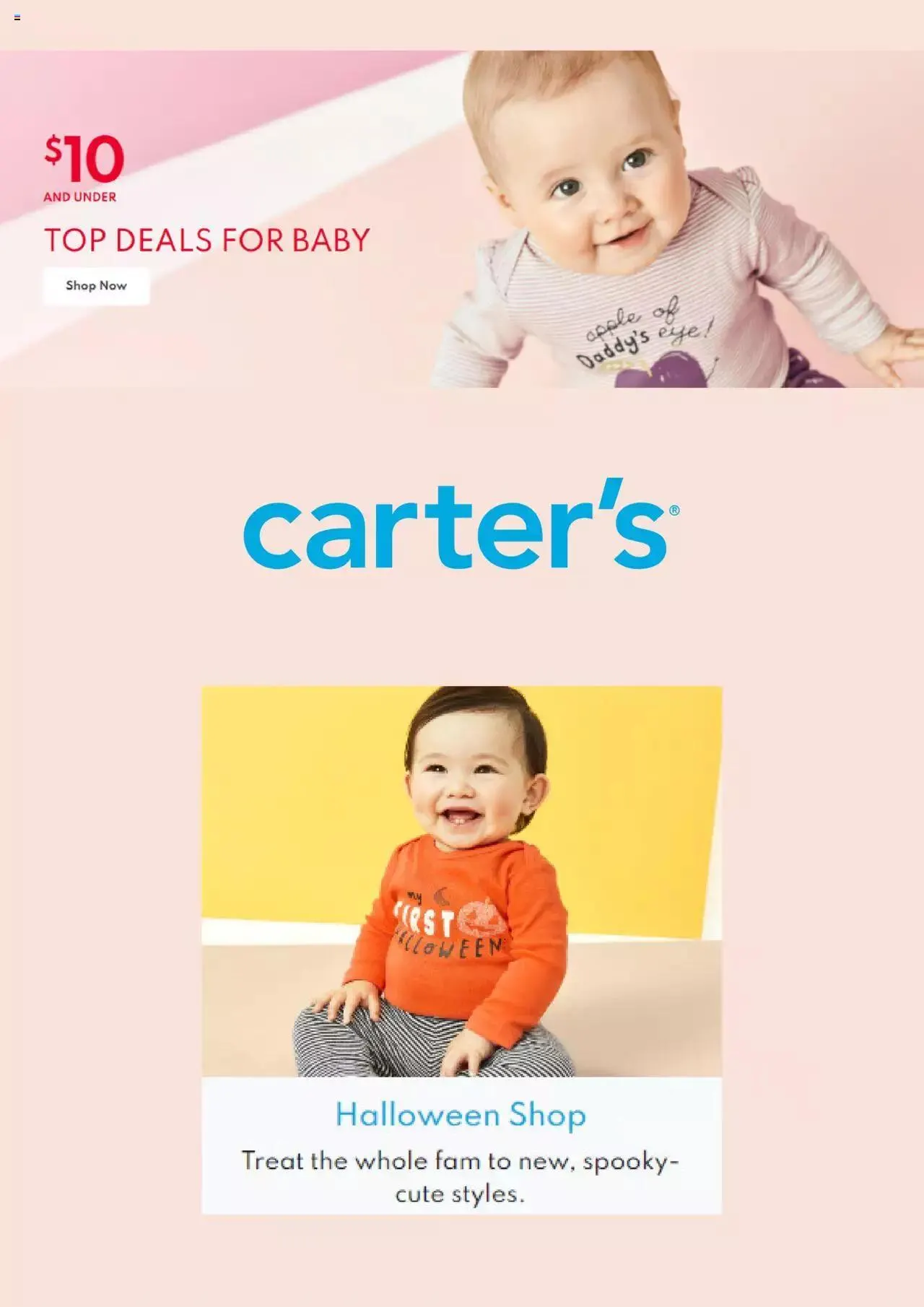 Catalogo de Carter's - Catálogo 24 de julio al 31 de diciembre 2023 - Pag 1