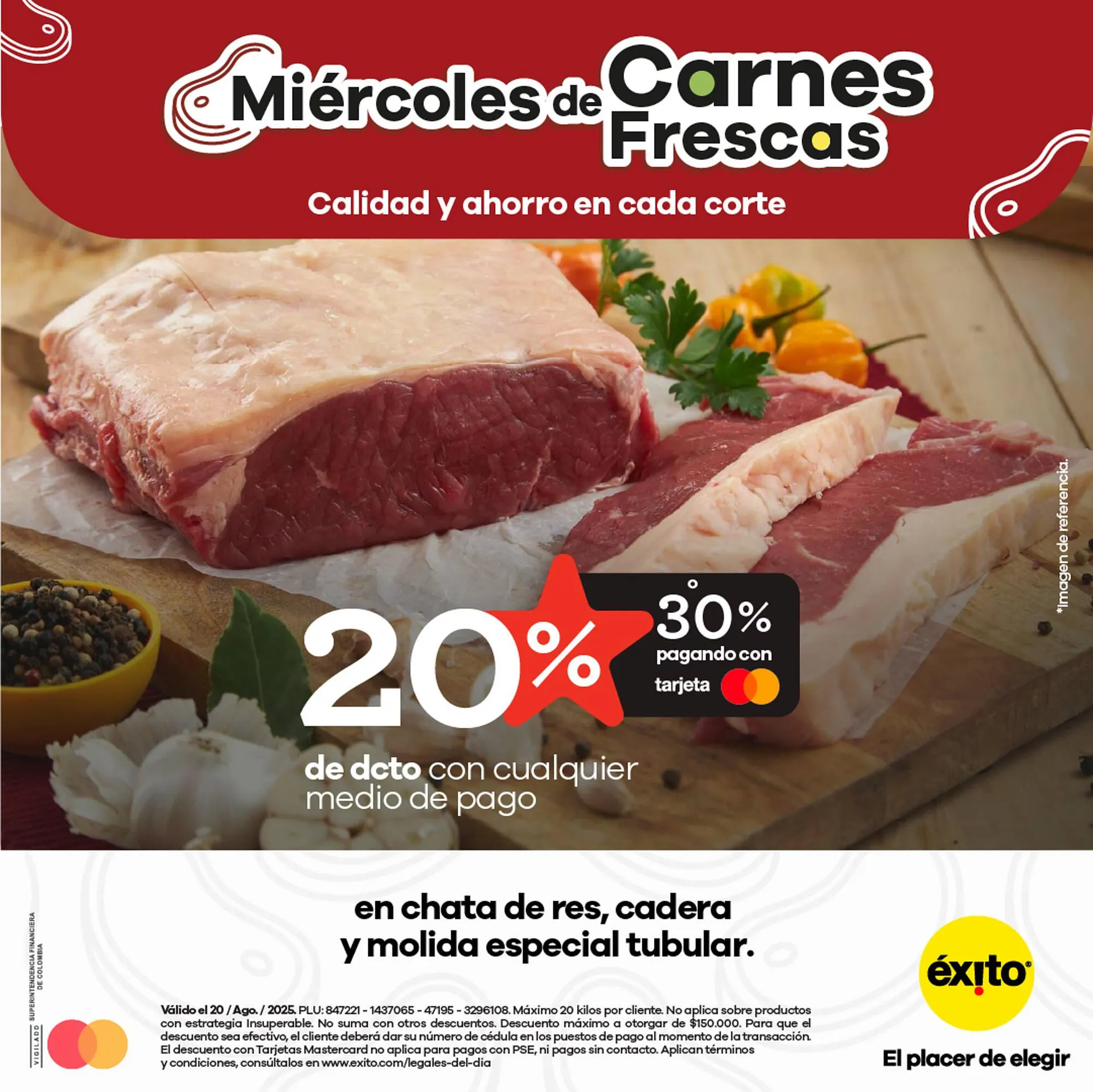 Catalogo de Catálogo Éxito 20 de agosto al 20 de agosto 2025 - Pag 1