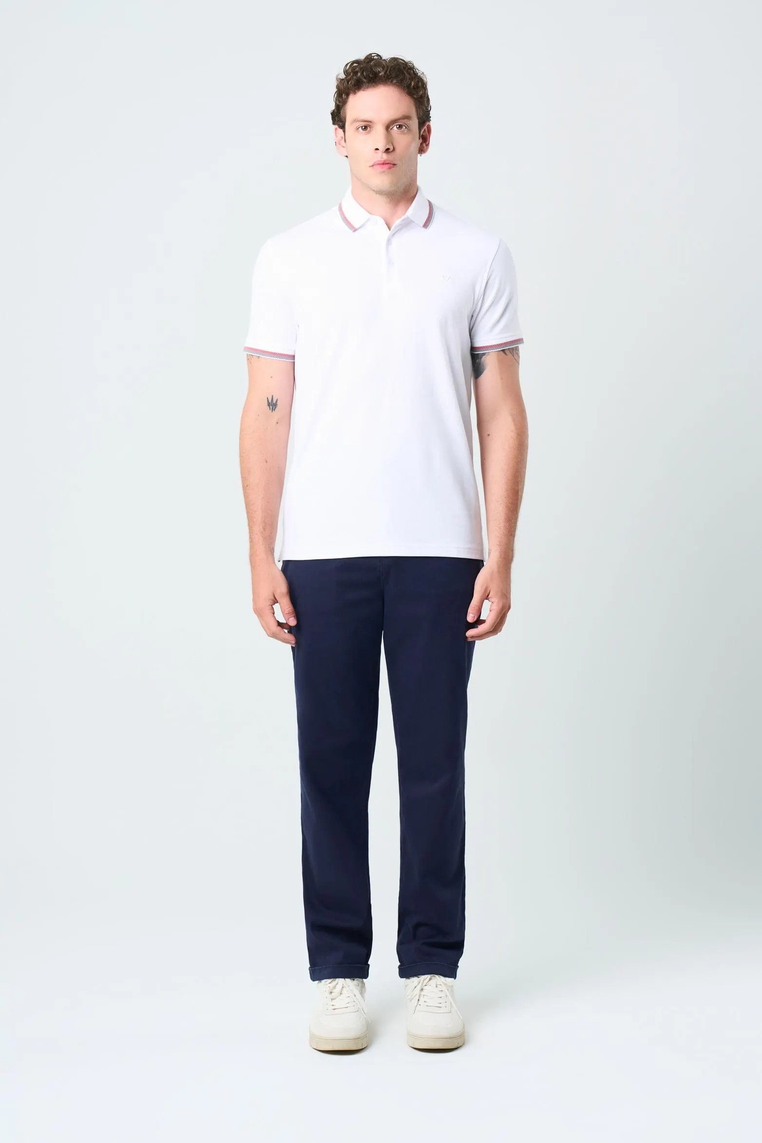 Polo Bilbao manga corta para hombre semi fitted