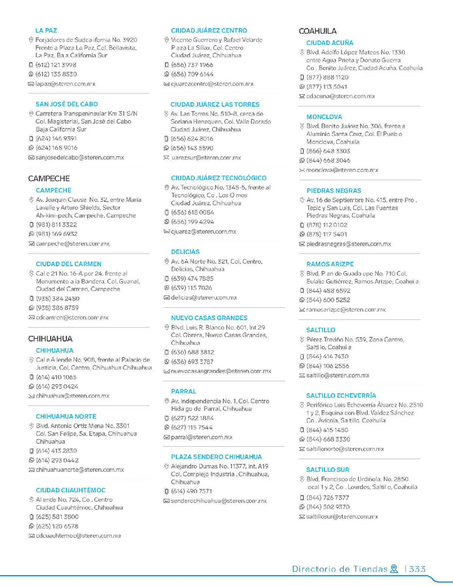 Catalogo de Catálogo Steren 2 de febrero al 5 de septiembre 2023 - Pag 353