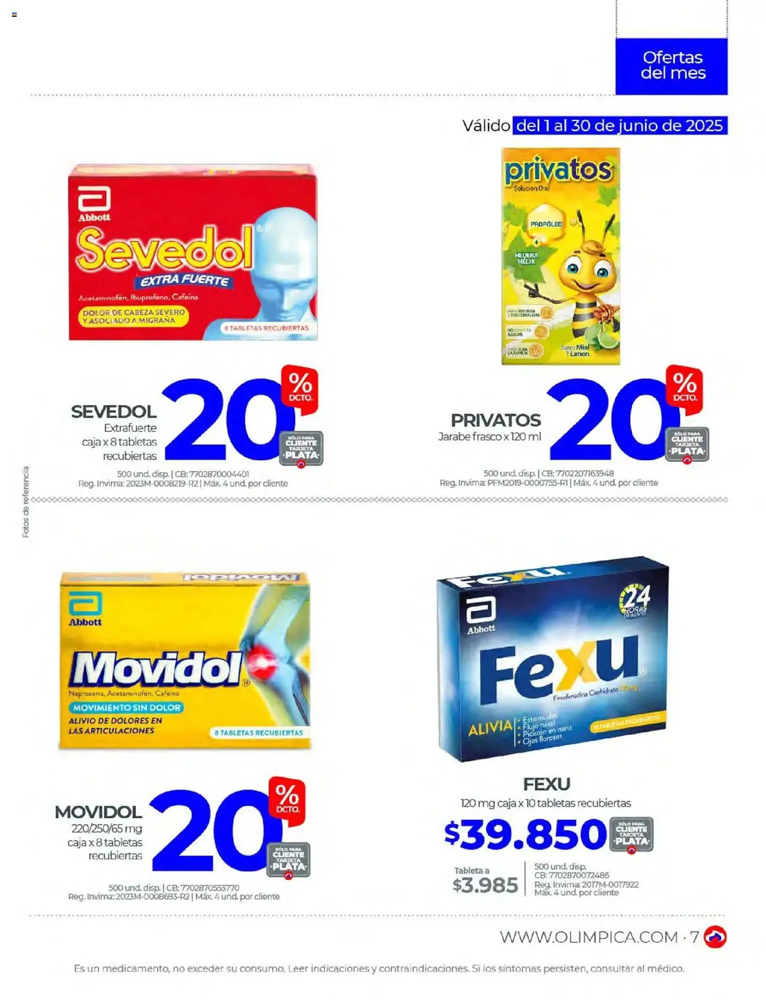 Catalogo de Catálogo Olímpica 1 de junio al 30 de junio 2025 - Pag 7