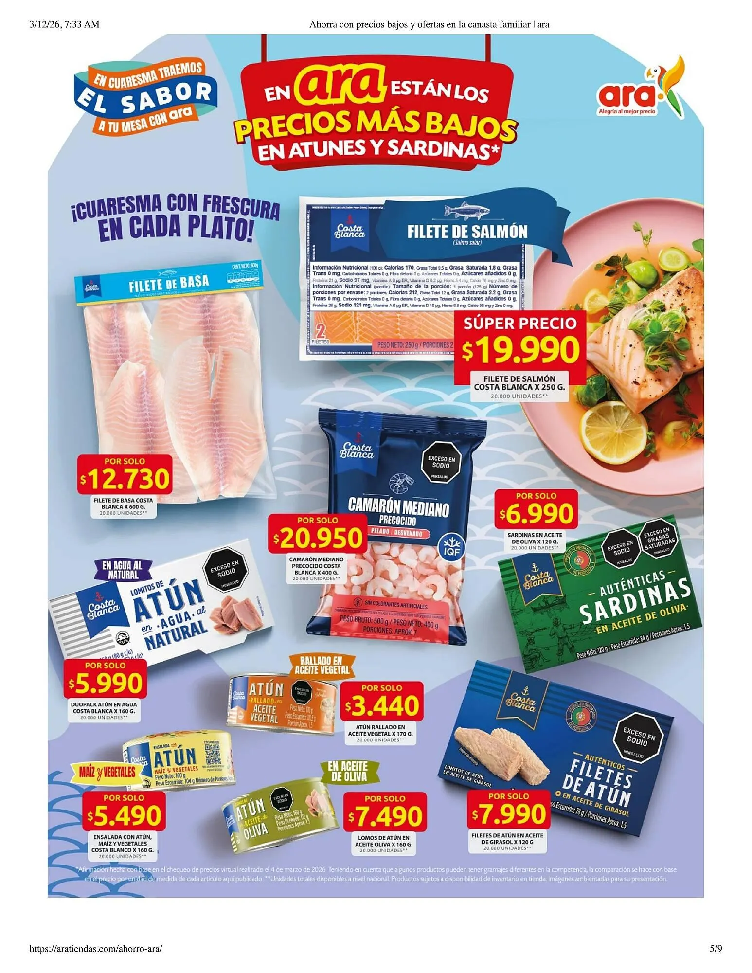 Catalogo de Catálogo Ara 12 de marzo al 18 de marzo 2026 - Pag 5