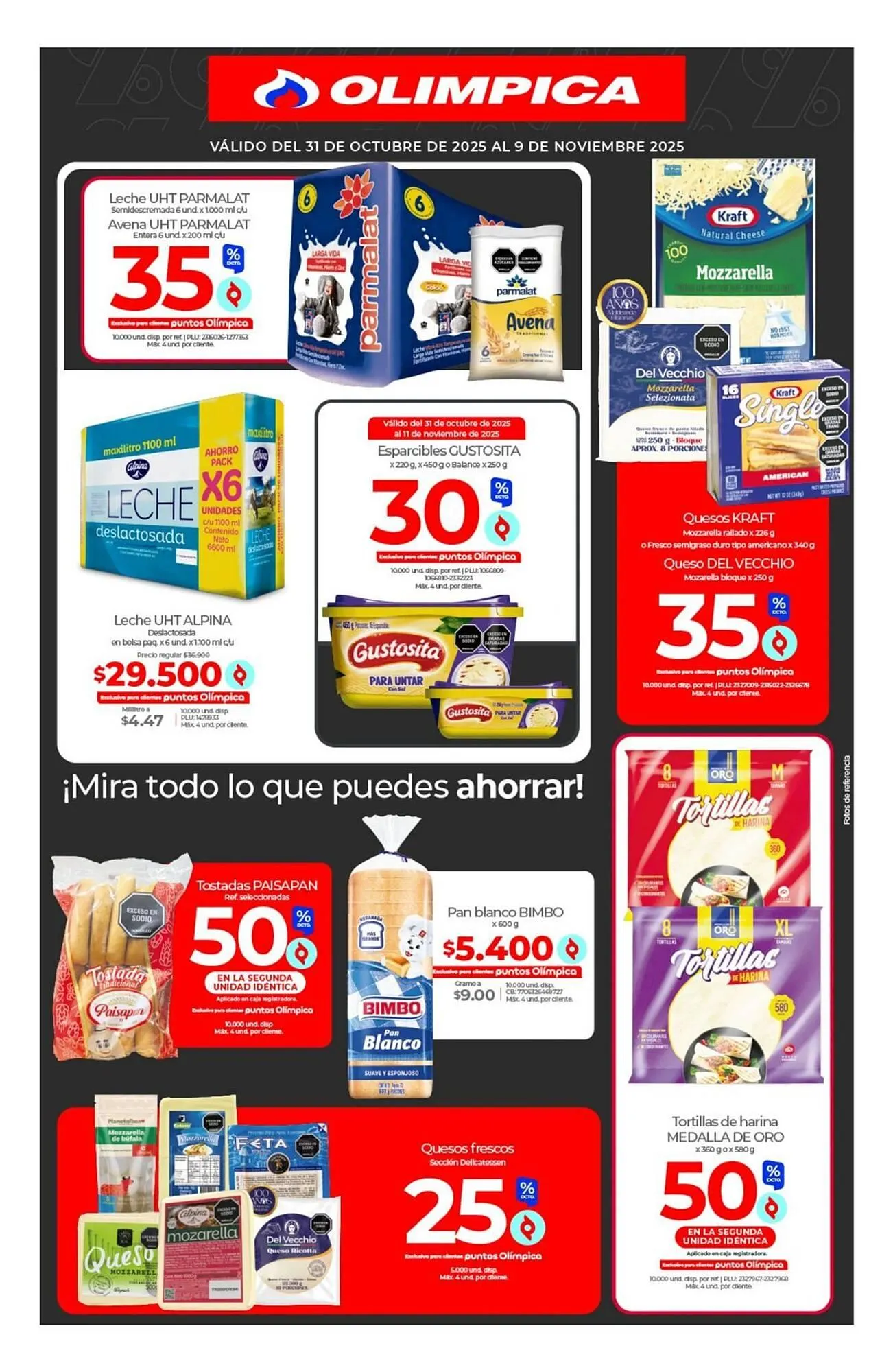 Catalogo de Catálogo Olímpica 31 de octubre al 9 de noviembre 2025 - Pag 4