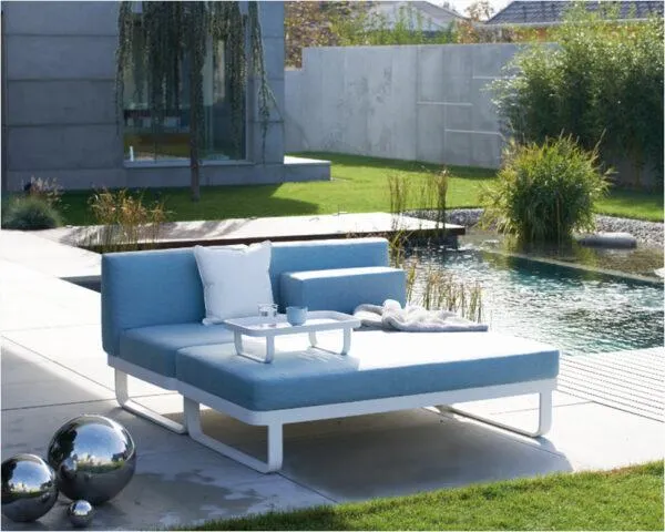 VERONA SOFA 2 PUESTOS SB + PUFF DOBLE