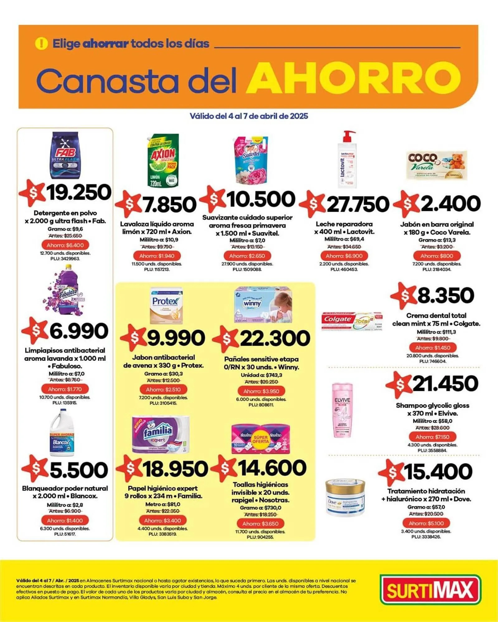 Catalogo de Catálogo Surtimax 4 de abril al 7 de abril 2025 - Pag 5