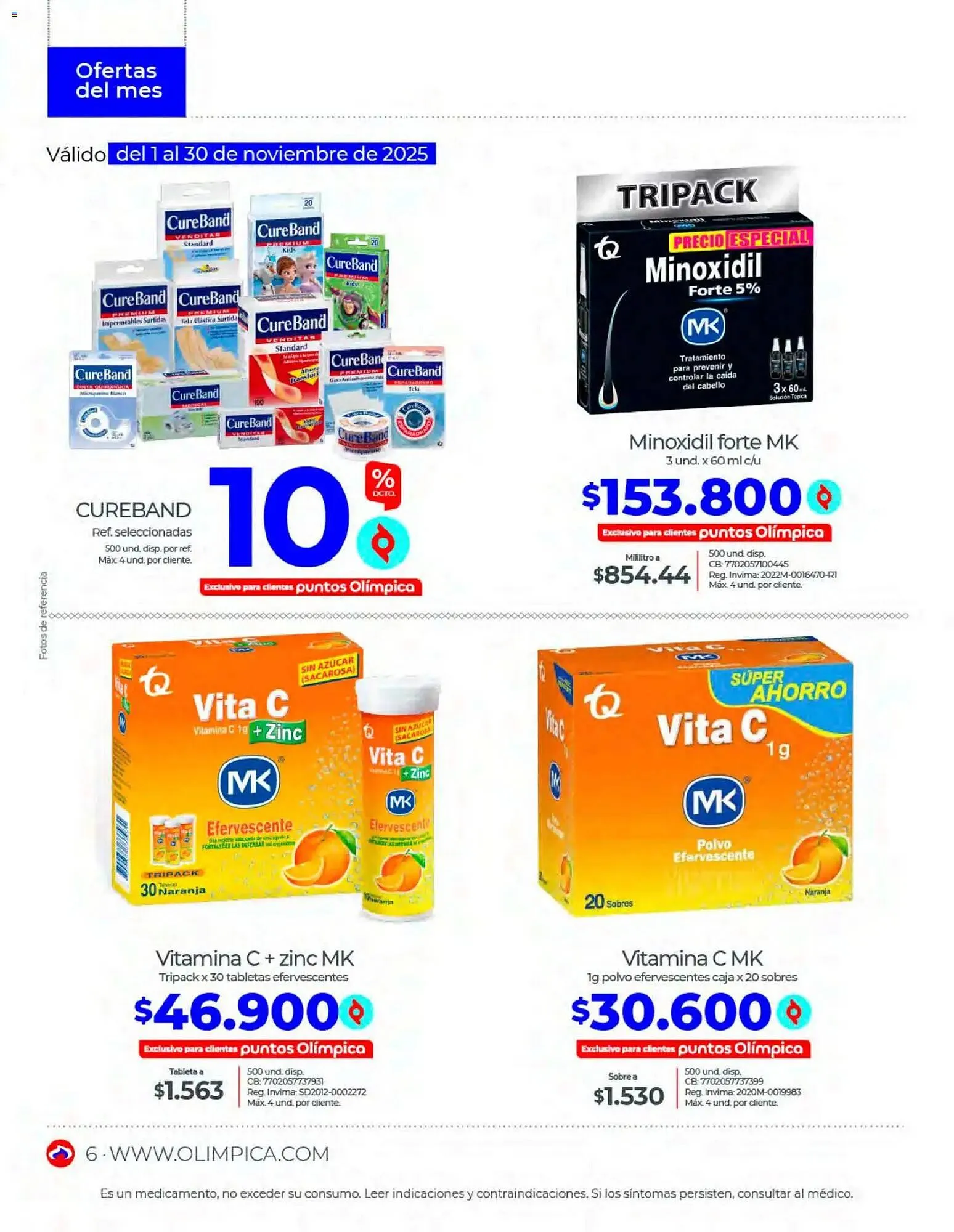 Catalogo de Catálogo Olímpica 1 de noviembre al 30 de noviembre 2025 - Pag 8