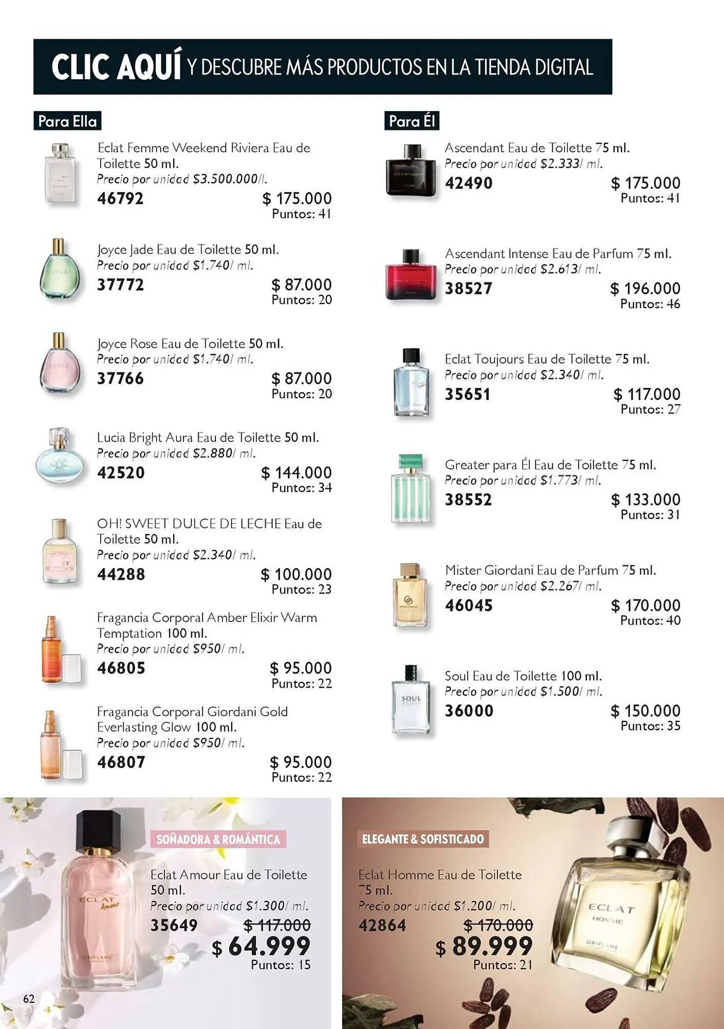 Catalogo de Catálogo Oriflame 25 de octubre al 14 de noviembre 2025 - Pag 62