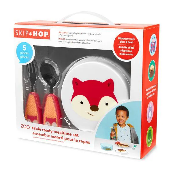 Set Cubiertos y Platos Zorros - Skip Hop