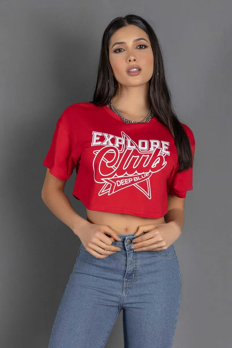 CAMISETA MANGA CORTA Rojo