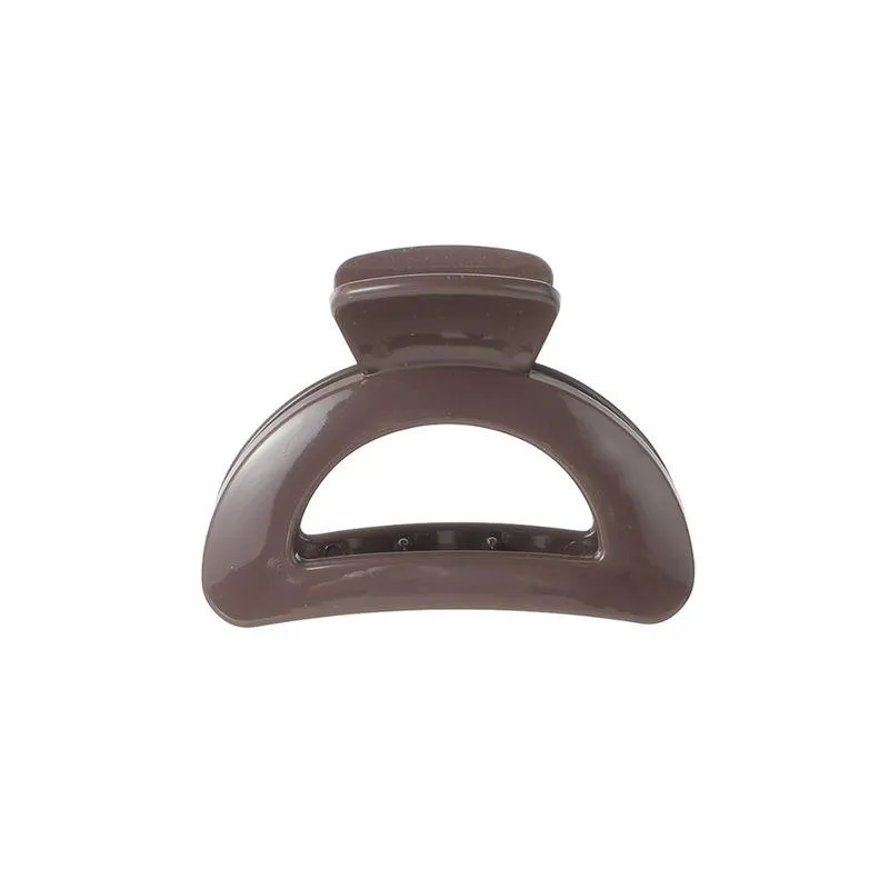 Caimán para Cabello Mediana Semi Circular Café