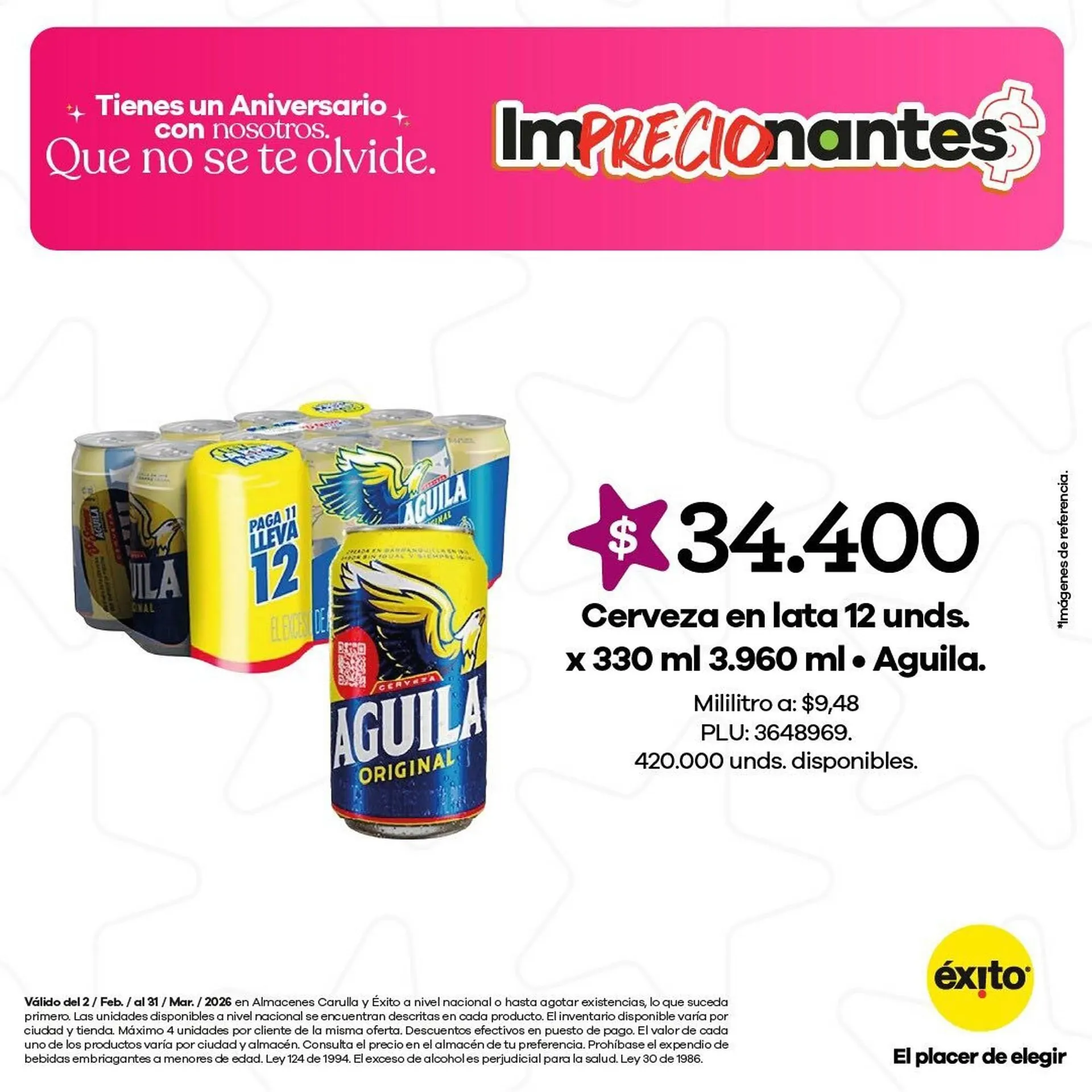 Catalogo de Catálogo Éxito 22 de febrero al 31 de marzo 2026 - Pag 3