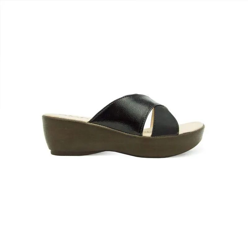 SANDALIAS NEGRO ALOHA MUJER