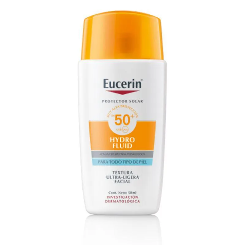Eucerin Protector Solar Facial Hydro Fluid Textura Ultra-Ligera FPS50+