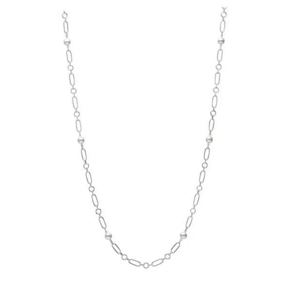 Collar mikimoto M Code oro blanco 18K y perlas Akoya