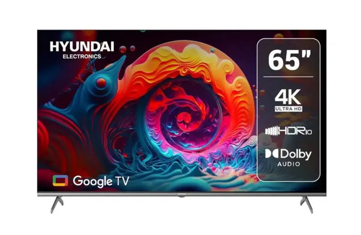 Televisor Hyundai 65 pulgadas Google TV HYLED6512G