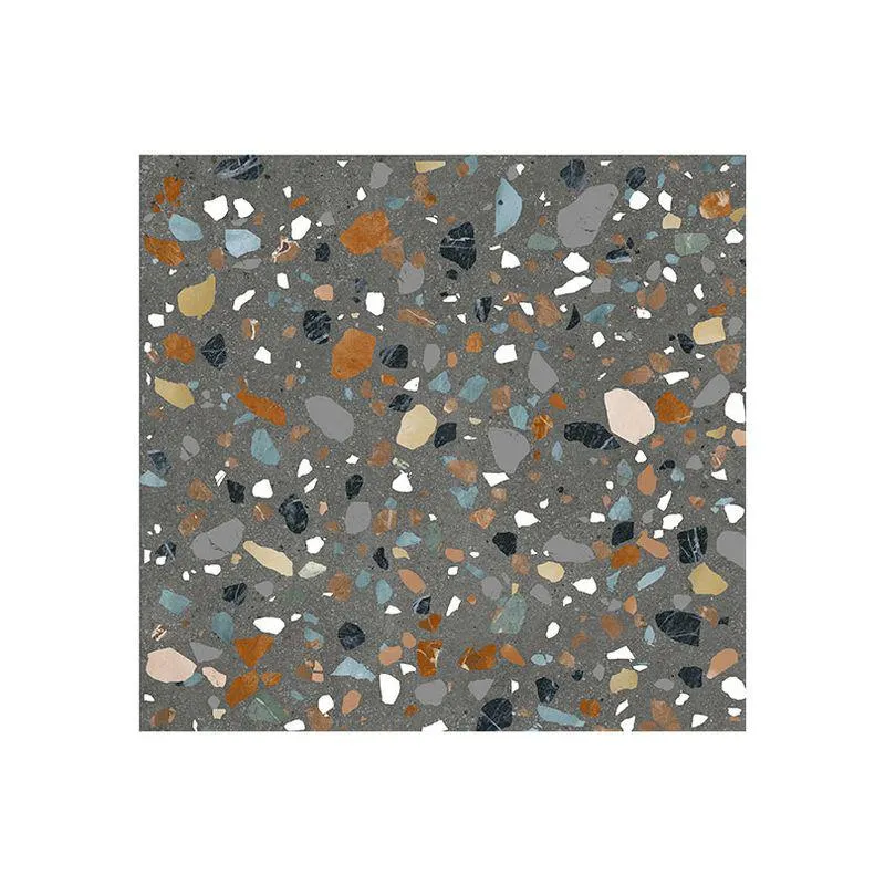 Porcelanato Para Piso Y Pared Estilo Terrazo Orbit Terrazo 60x60 Grafito