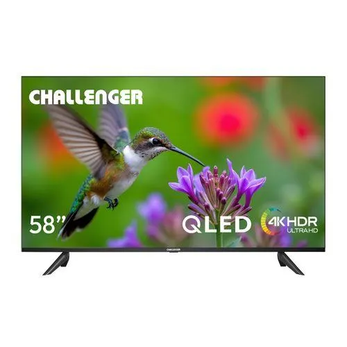 Televisor QLED 58" Google TV con Bluetooth, WIFI, Chromecast y Control por voz. Incluye soporte de pared - QLED 58KG290 BT GOOGLETV T2