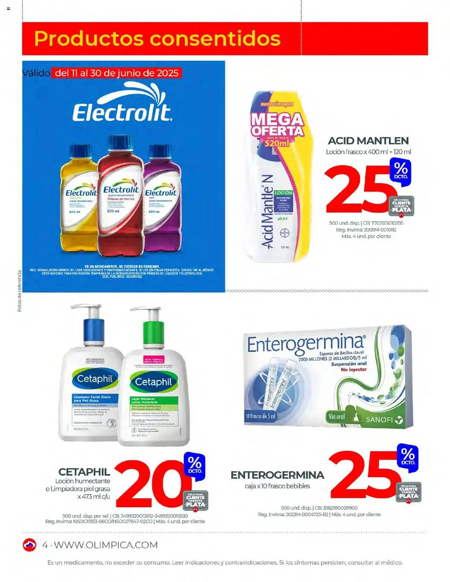 Catalogo de Catálogo Olímpica 1 de junio al 30 de junio 2025 - Pag 4