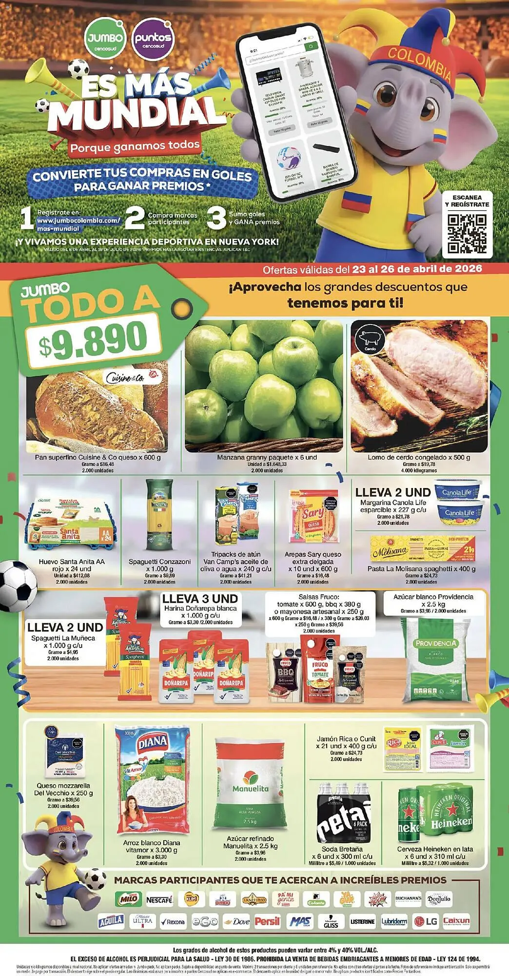 Catalogo de Catálogo Jumbo 23 de abril al 27 de abril 2026 - Pag 1
