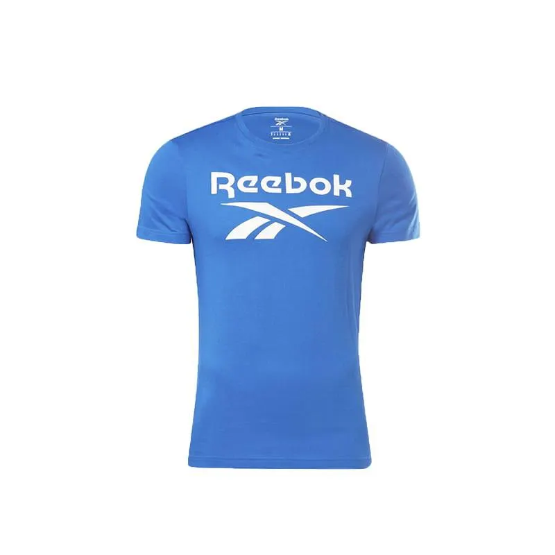 Camiseta Reebok Training Hombre Ri Big Logo Azul