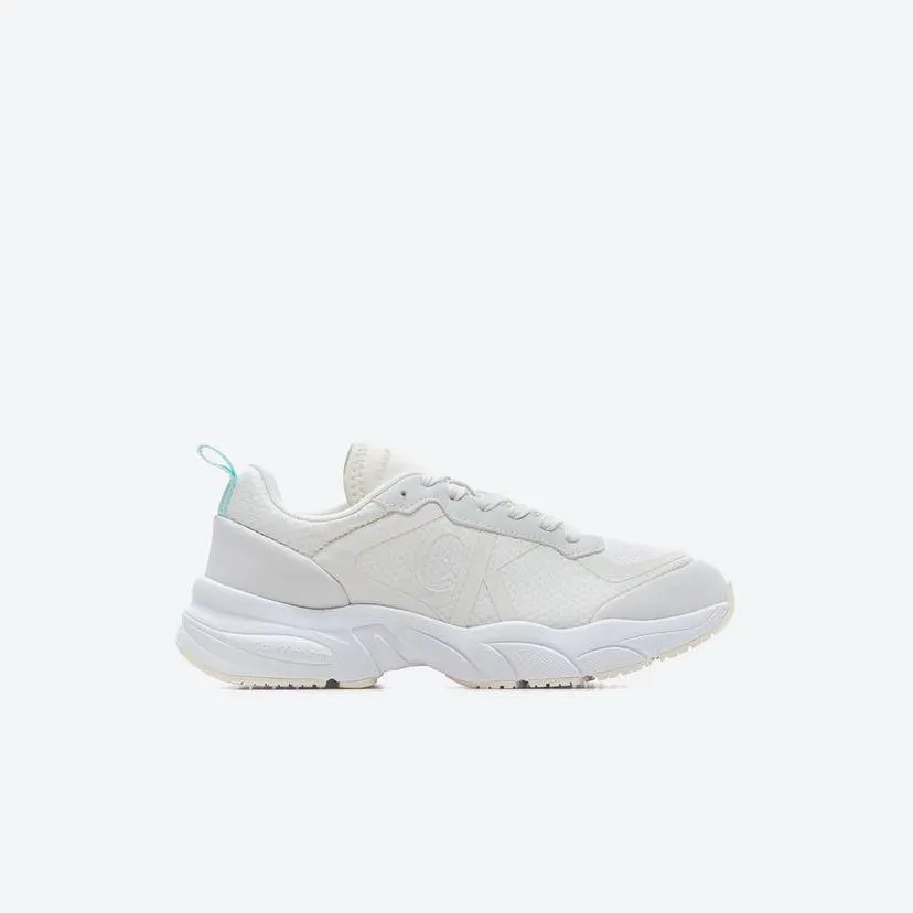 Tenis Casuales Mujer Calvin Klein Td22 Blanco