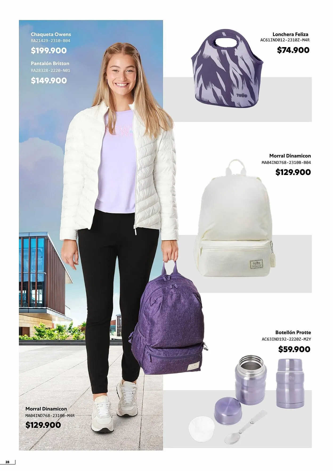 Catalogo de Catálogo Totto 1 de agosto al 31 de agosto 2023 - Pag 28