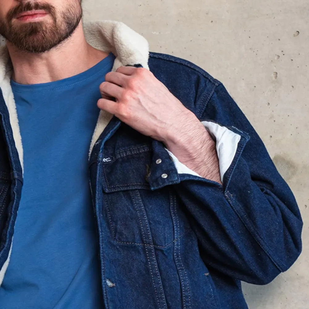 Chaqueta de Jean Ovejera para Hombre Lec Lee - Índigo Oscuro