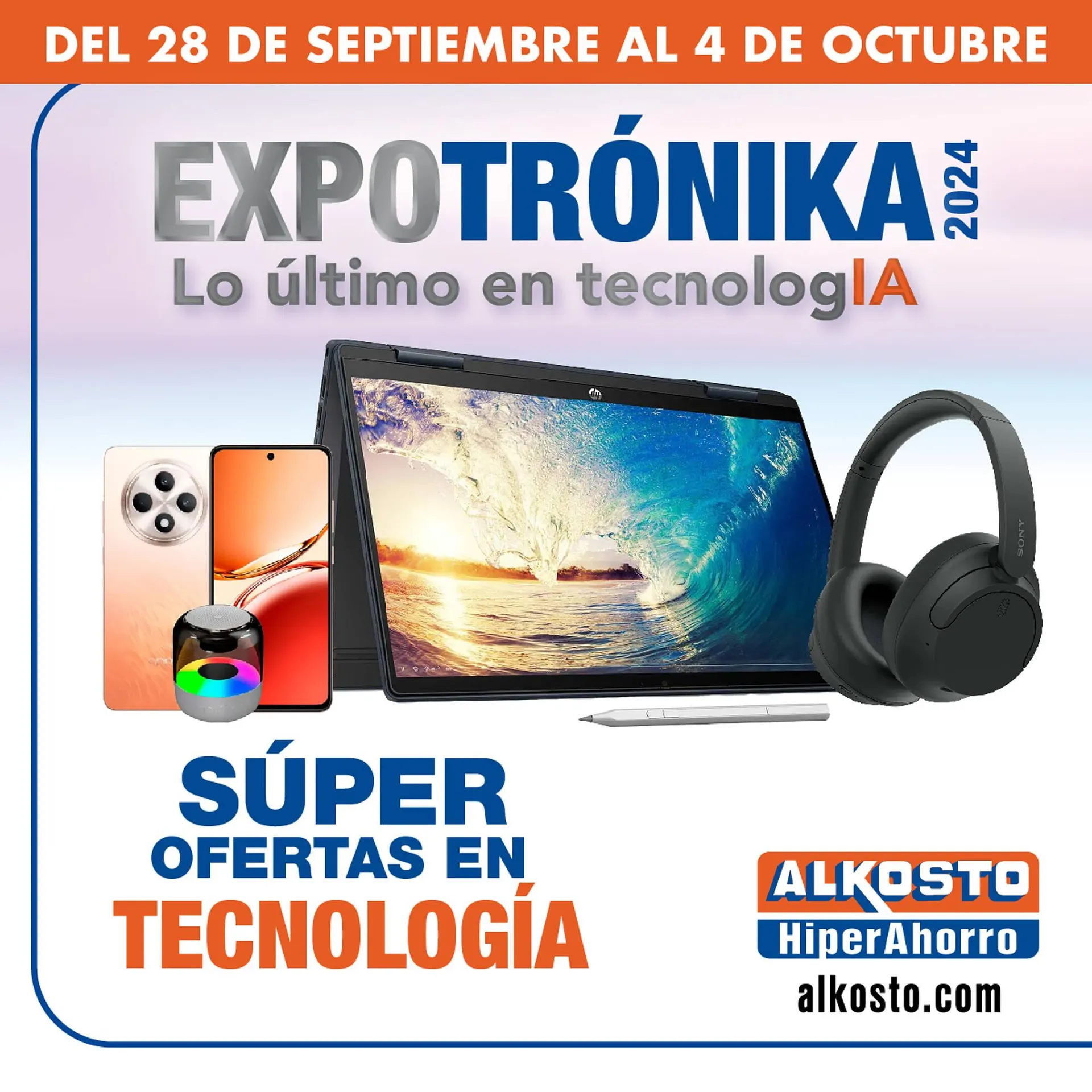 Catalogo de Catálogo Alkosto 30 de septiembre al 4 de octubre 2024 - Pag 1