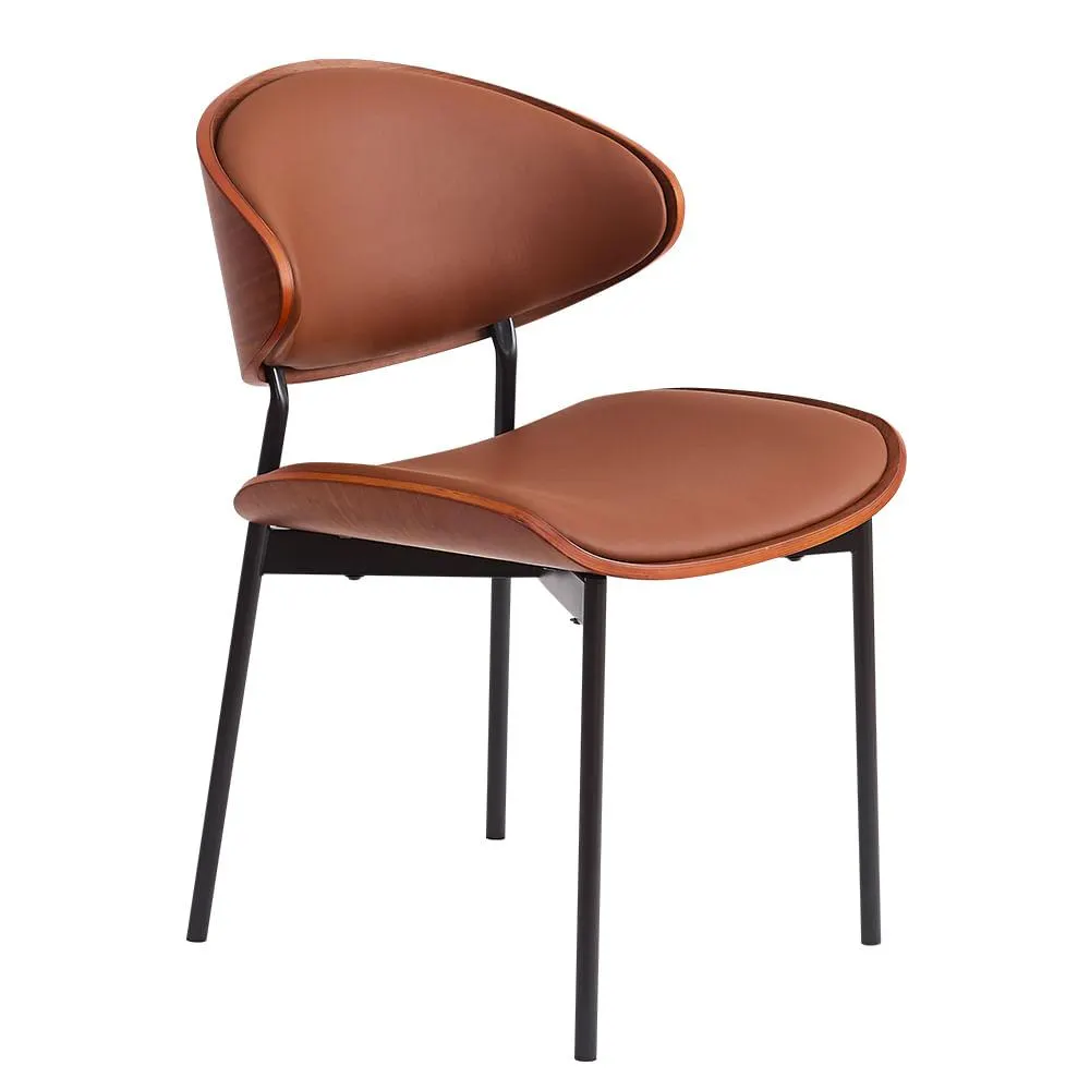 Silla de Comedor Kim Brandy/Nogal