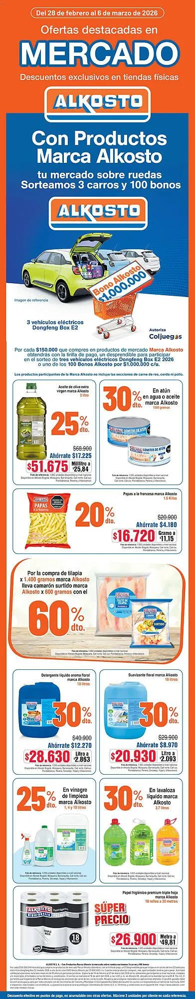 Catalogo de Catálogo Alkosto 28 de febrero al 7 de marzo 2026 - Pag 1
