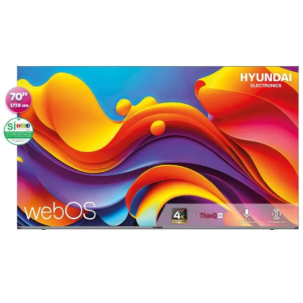 Televisor Led HYUNDAI 70″ 4K WEB OS