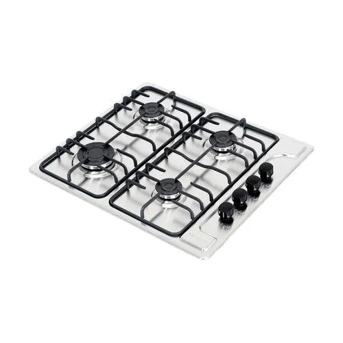 Estufa de empotrar en acero inoxidable Challenger de cuatro puestos de 59cm gas natural - SP 6040 EI