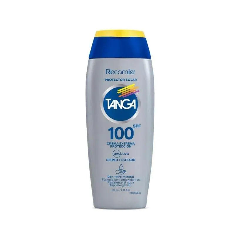 Bloqueador Crema Tanga Spf 100 Adultos x 130ml