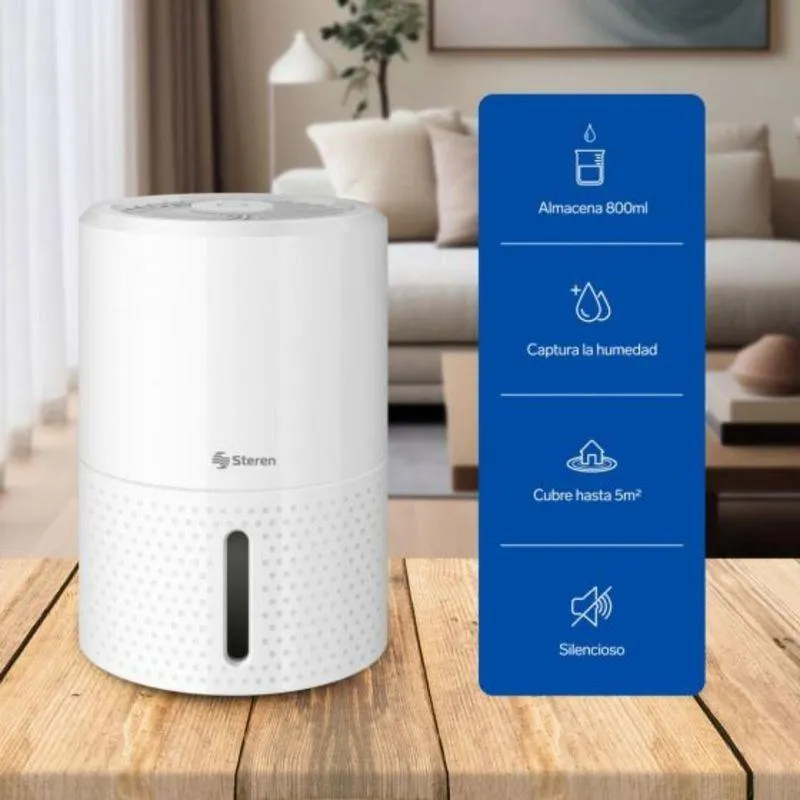 DESHUMIDIFICADOR ELECTRÓNICO CON TANQUE DE 800 ML / AIR-240