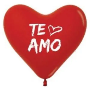 GLOBO CORAZON ROJO TE AMO FASHION SEMPERTEX