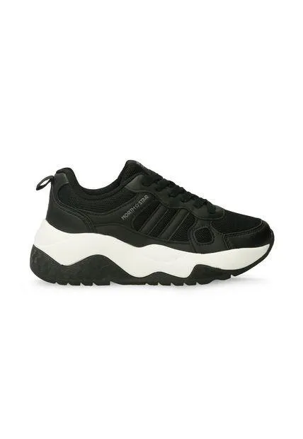 Tenis Casuales Negro North Star Ivette Fang Mujer
