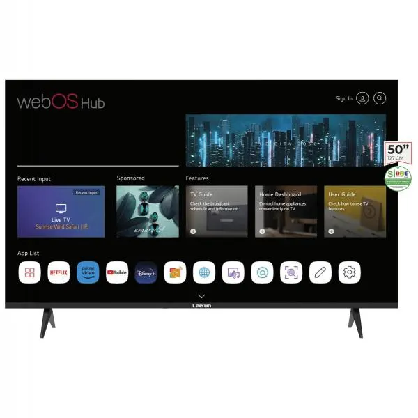 Televisor CAIXUN 50″ UHD WebOS