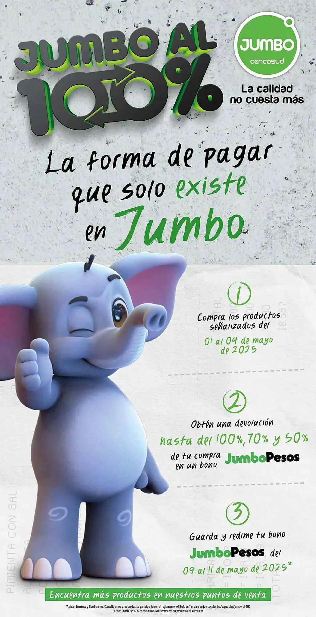 Catalogo de Catálogo Jumbo 1 de mayo al 4 de mayo 2025 - Pag 1