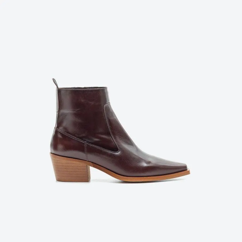 The City Cowboy Boot Bota Casual Mujer Freeport Bcex Marrón