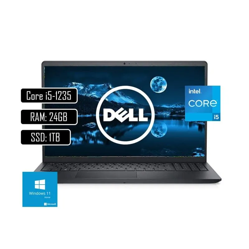 PORTATIL DELL 3520 Intel Core i5-1235U 15.6" FHD 24GB RAM 1TB SSD Windows 11