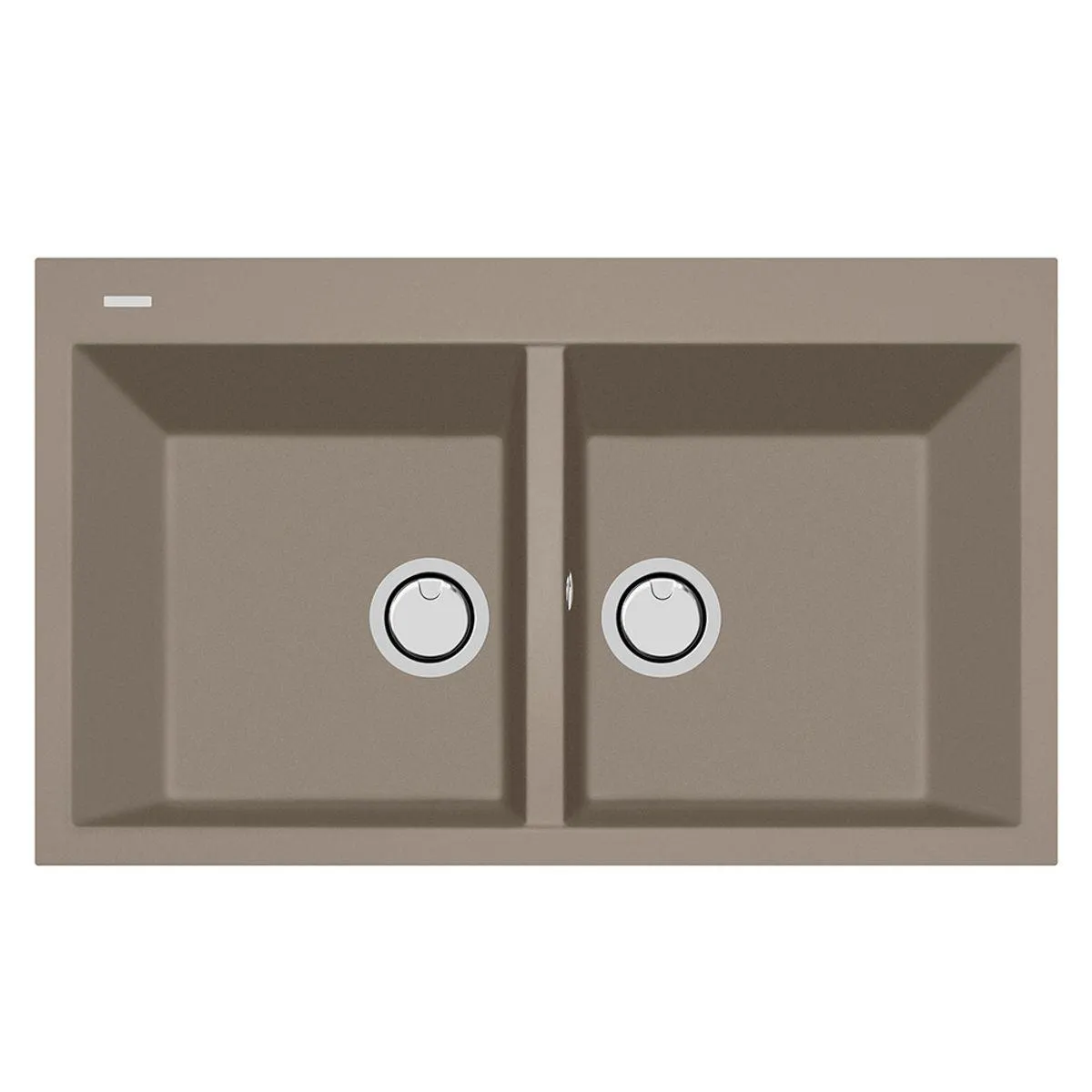Lavaplatos Doble Co-Granite Asland 86Cm Sahara Cohelum Sahara