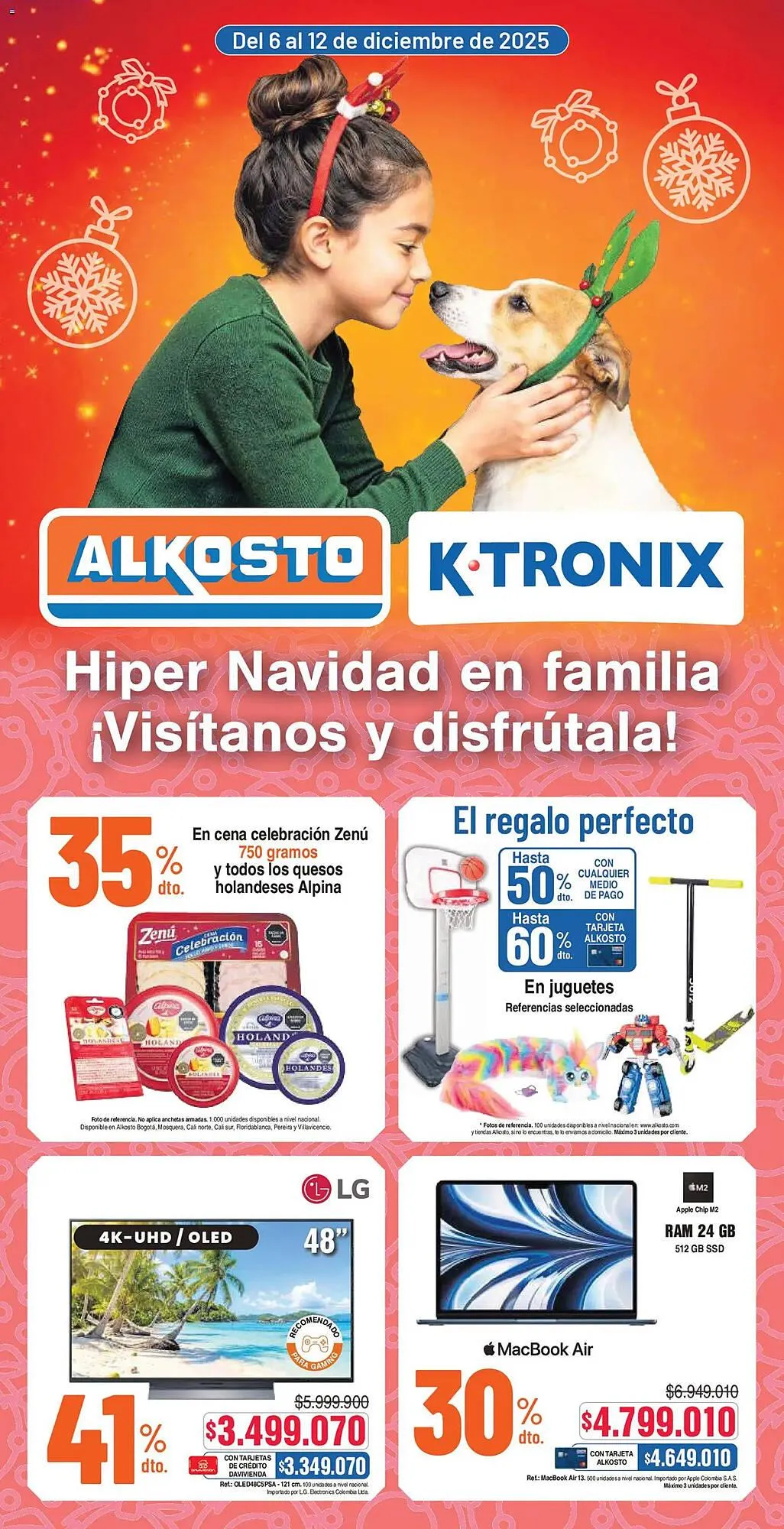 Catalogo de Catálogo Alkosto 6 de diciembre al 13 de diciembre 2025 - Pag 1