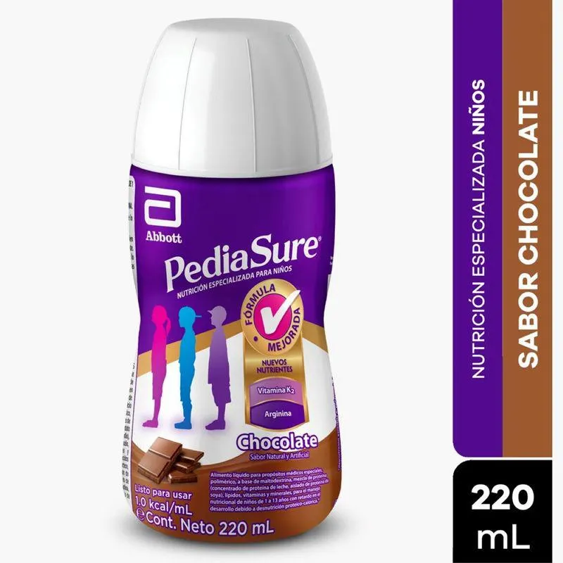 Pediasure Liquido Chocolate Botella X 220 Ml