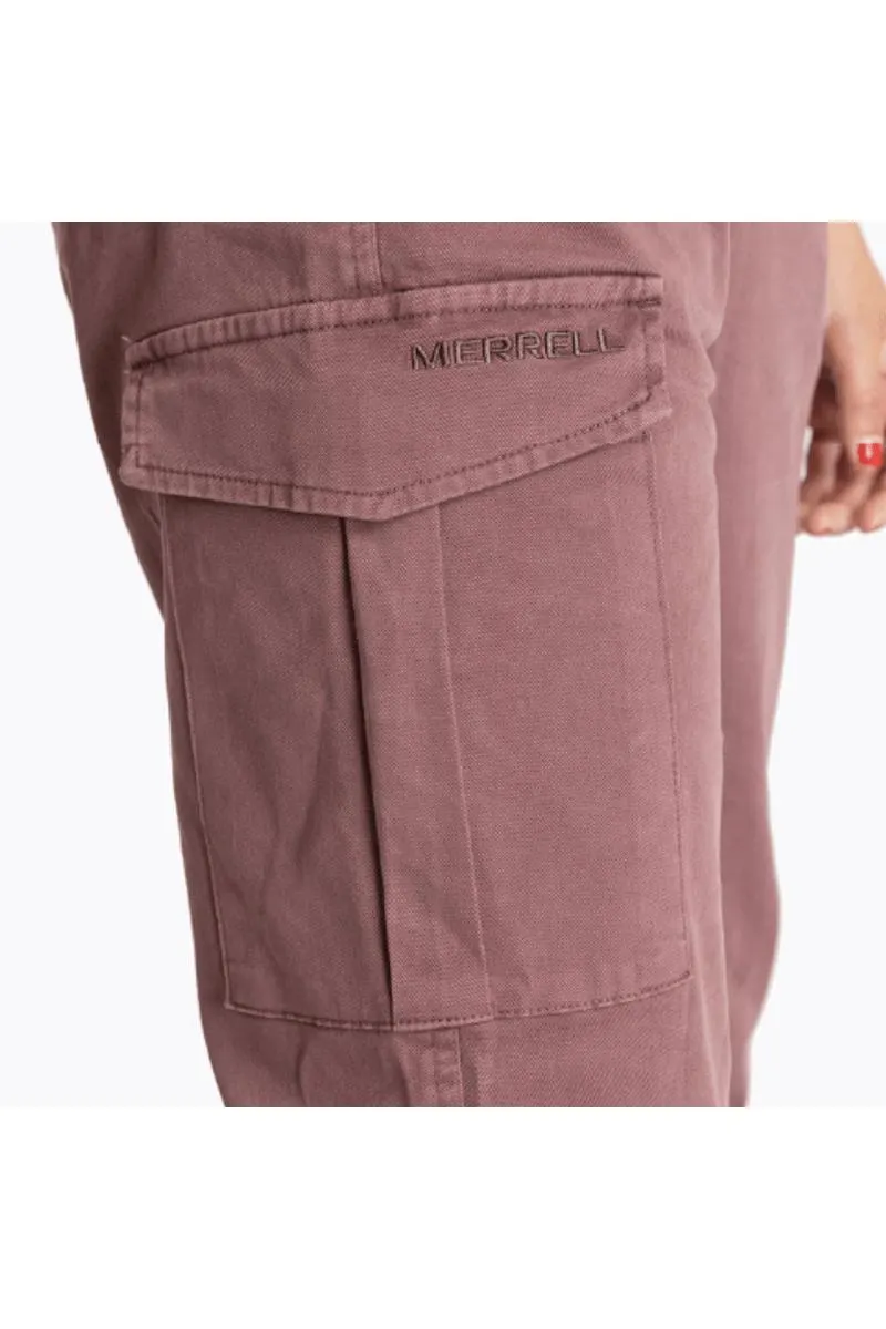 Pantalon W Cotton Jogger-Dark Cherry