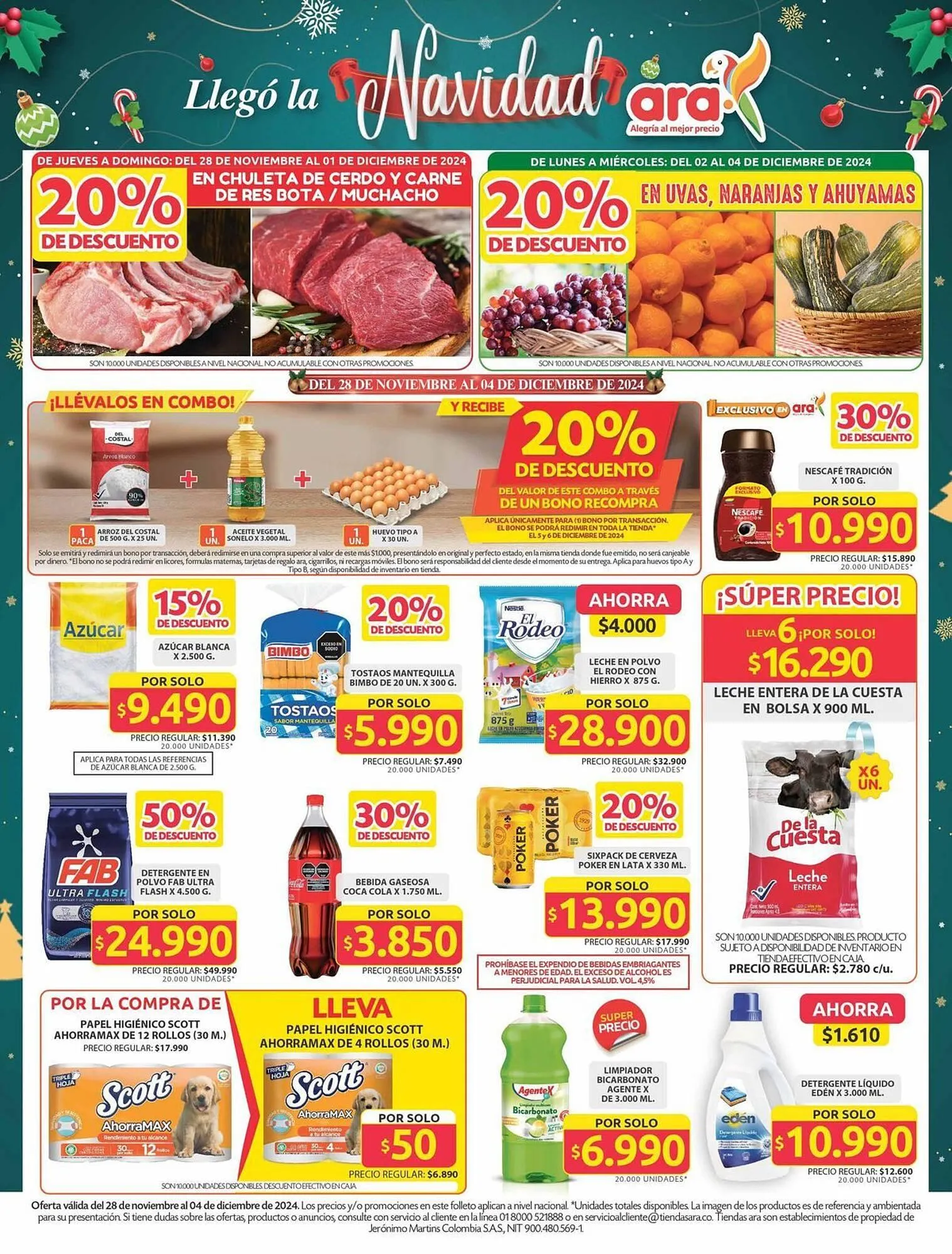 Catalogo de Catálogo Ara 28 de noviembre al 12 de diciembre 2024 - Pag 1