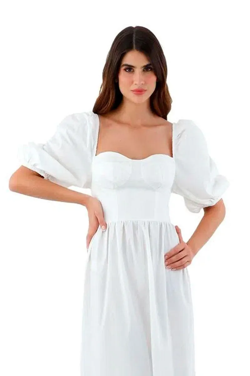 Vestido Largo Marfil para mujer Vivien