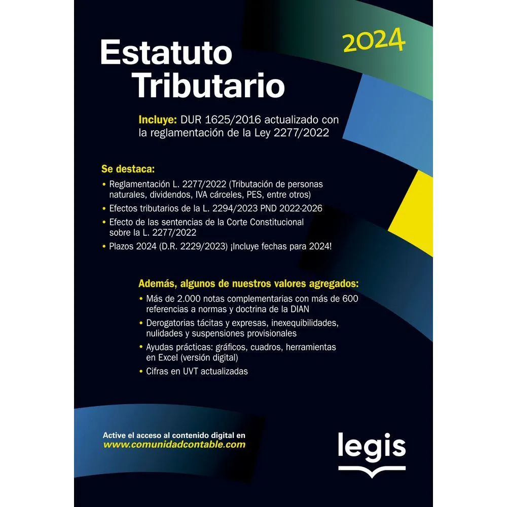 Estatuto Tributario 2024 - Libro - Edición 31 (Año 2024)
