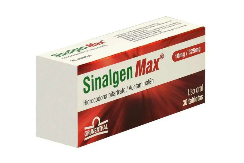 Sinalgen Max 10/325 Mg Caja X 30 Tab