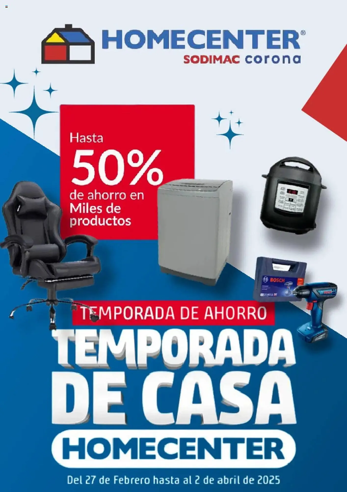 Catalogo de Catálogo Homecenter 7 de marzo al 2 de abril 2025 - Pag 1